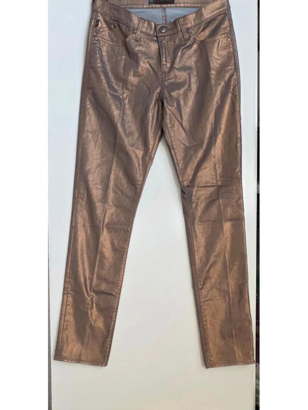 Rock & Republic Jeans Womens - Berlin Gold Bronze Foil Skinny Jeans